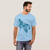 T-shirt Vivez et laissez le piqué (Devant entier)