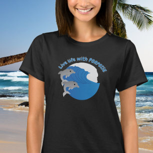 T-shirt Vivez la vie avec PORPOISE