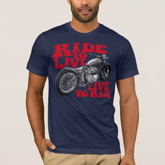T-shirt Vivez pour monter (Devant)