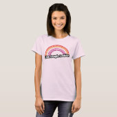 T-shirt Vivez Riez Lesbienne (Devant entier)