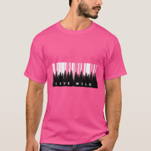 T-shirt « Vivez sauvage »