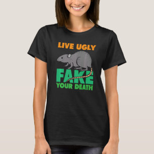 T-shirt Vivez Vilain Fake Vos Rats De Mort
