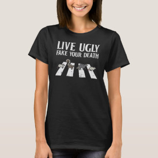T-shirt Vivez Vilain Faussez Votre Mort Chats De Rue Trave