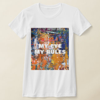 T-shirt Vivid Abstraction - Huile Peinture Chaos sur la Pa