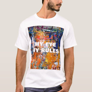 T-shirt Vivid Abstraction - Huile Peinture Chaos sur la Pa