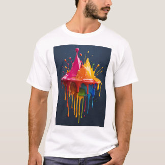 T-shirt Vivid Palette Drie