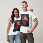 T-shirt Vivid Palette Drie (Unisexe)