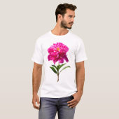 T-shirt Vivid Peony rose (Devant entier)