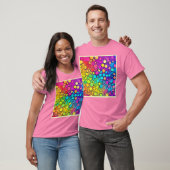 T-shirt Vivid Rainbow Bubble Abstraction (Unisexe)