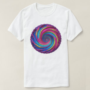 T-shirt Vivid Vortex - Spirale en psychédélique