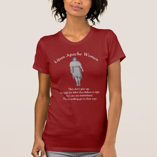 T-shirt vivivivid pour les femmes de Lipan Apache (Devant)