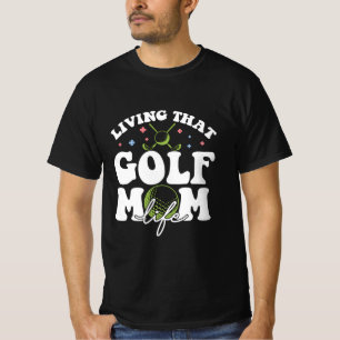 T-shirt Vivre Ce Golf Maman Vie, Sport Golf Aimer Maman