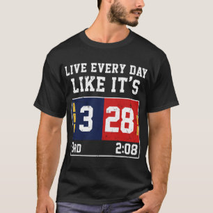 T-shirt Vivre chaque jour Comme c'est 28-3 Football