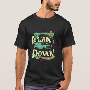 T-shirt Vivre Dans Une Van En Bord De Rivière