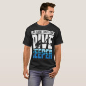 T-shirt vivre dur aimer longtemps plonger plus profond plo (Devant entier)