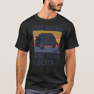 T-shirt Vivre Fake Votre Cool de la mort Graphisme Awesome