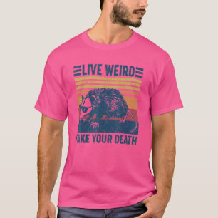 T-shirt Vivre Fake Votre Cool de la mort Graphisme Awesome