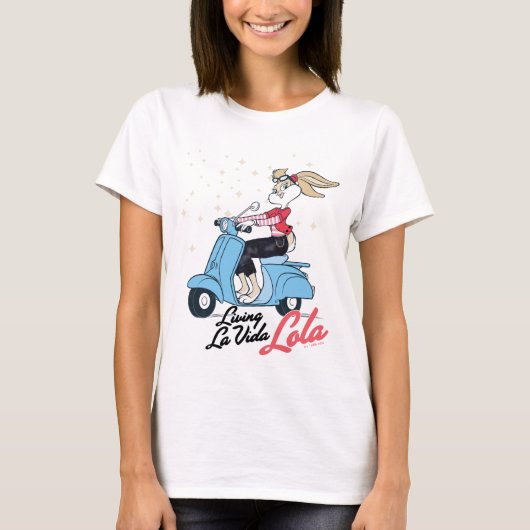 T-shirt Vivre La Vida Lola Scooter Graphic (Devant)