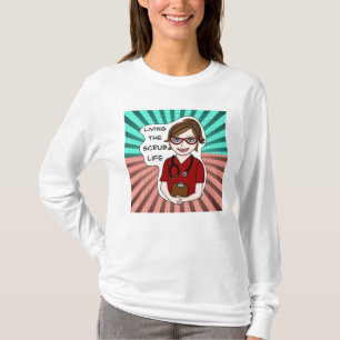 T-shirt Vivre la vie de l'épouvantail   Humour professionn