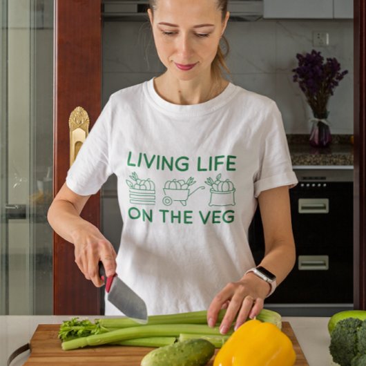 T-shirt Vivre La Vie Sur Le Veg