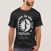 T-shirt Vivre paisiblement (Devant)