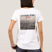 T-shirt Vivre pour Jésus (Dos)
