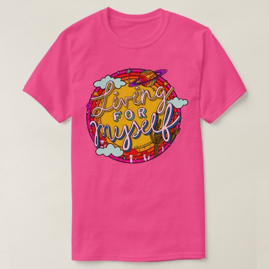 T-shirt Vivre pour Mys (Design devant)