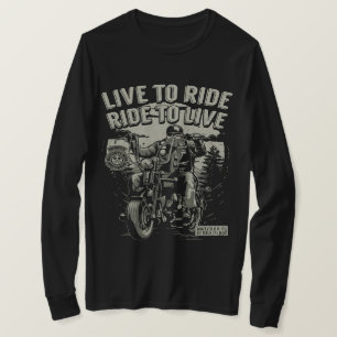 T-shirt Vivre pour Rouler, Rouler pour Vivre Moto