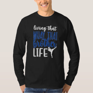 T-shirt Vivre que Muay Thai Frère Vie Muay Thai Brun