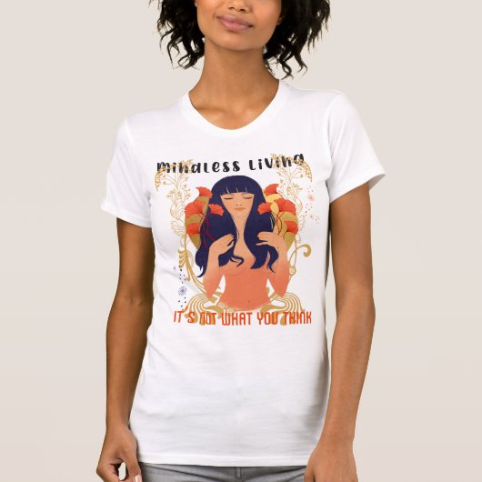 T-shirt Vivre sans esprit : Ce n'est pas ce que vous pense (Devant)