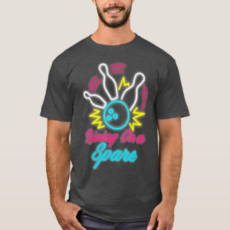 T-shirt Vivre Sur Un Épargnant Bowling Pins Sports Hobby
