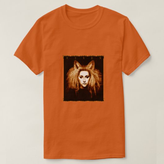 T-shirt Vixen Fox Girl Retro (Design devant)