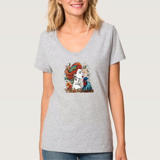 T-shirt Vixen Games Vixen Wife Et BBC (Devant)