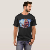 T-shirt Vixène d'escalade de glace (Devant entier)