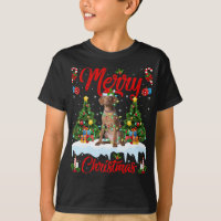 Vizsla Amoureux des chiens Éclairage Noël Chapeau
