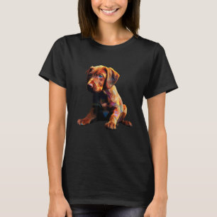 T-shirt Vizsla Chien Chien Pop Art