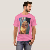 T-shirt Vizsla chien hound assis et heureux (Devant entier)