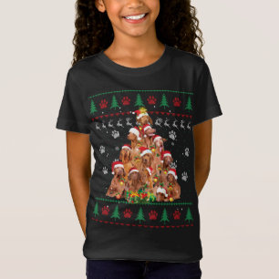 T-Shirt Vizsla Christmas Dog Lover Venin Ugly Sweater Xmas