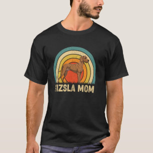 T-shirt Vizsla Maman Maman Maman Fête des Mères Vizsla Fil