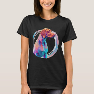 T-shirt Vizsla Vaporwave Rétroonde esthétique