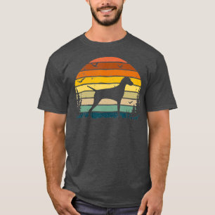 T-shirt Vizsla Vintage Rétro Maman Papa Chien Animal de c