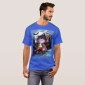 T-shirt Vladimir le Vampire sur Blue (Devant entier)