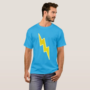 T-shirt Vlan - boulon de foudre jaune
