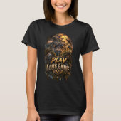 T-shirt VLLC Play The Long Game Motivation Crocodile Graph (Devant)