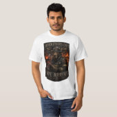 T-shirt VLLC When Others Leave We Arrive Firefighter Moose (Devant entier)