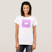 T-shirt VM8005, vimrod, chocolat, problème, "j'aime mon (Devant entier)