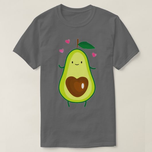 T-shirt vocado amoureux (Design devant)