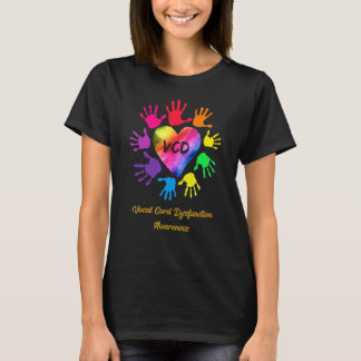 T-shirt Vocal Cord Dysfunction Awareness Hands