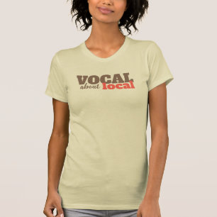 T-shirt Vocal sur la chemise du marché des fermiers locau
