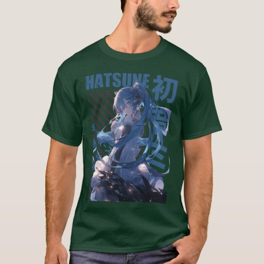 T-shirt Vocaloid Hatsune Miku 02 (Devant)
